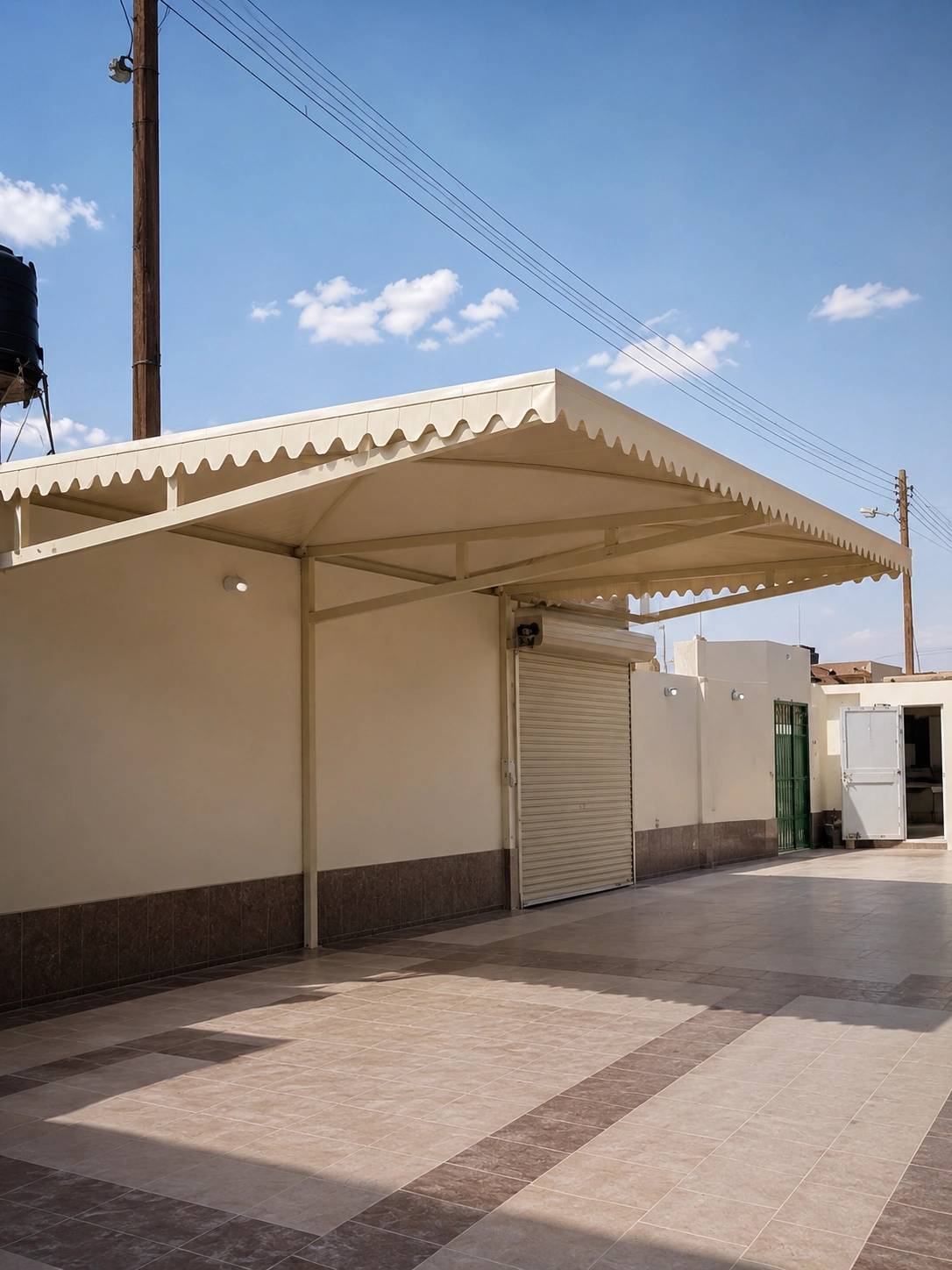 مظلات سيارات داخل الحوش