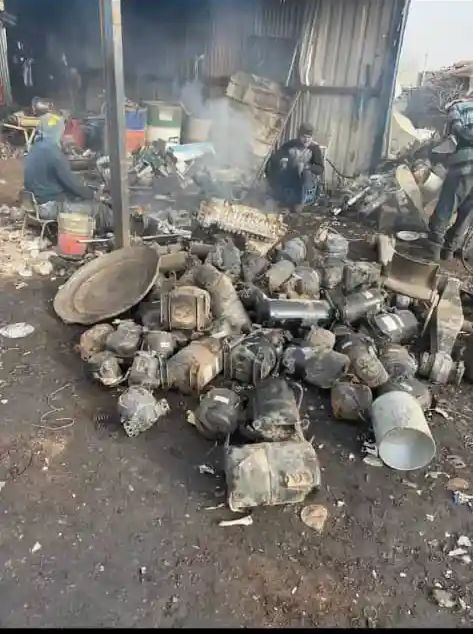 فريق معاينة وتقييم الحديد المستعمل في الدمام